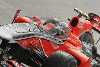 © Octane Photographic Ltd. 2011. Formula One Belgian GP – Spa – Friday 26th August 2011 – Free Practice 1, Jerome d'Ambrosio - Marussia Virgin Racing VMR02. Digital Reference : 0163LW7D1073