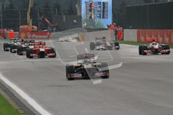 © Octane Photographic Ltd. 2011. Formula One Belgian GP – Spa – Friday 26th August 2011 – Free Practice 1, Sebastien Buemi - Torro Roso STR6. Digital Reference : 0163LW7D1790