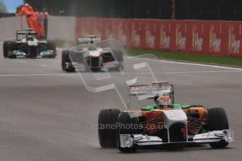 © Octane Photographic Ltd. 2011. Formula One Belgian GP – Spa – Friday 26th August 2011 – Free Practice 1, Adrian Sutil - Force India VJM04. Digital Reference : 0163LW7D1838