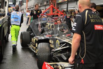 © Octane Photographic Ltd. 2011. Formula One Belgian GP – Spa – Friday 26th August 2011 – Free Practice 1, Bruno Senna - Renault R31. Digital Reference : 0163LW7D1925