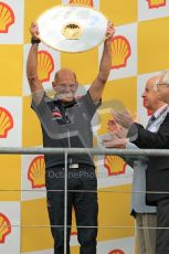 © Octane Photographic Ltd. 2011. Formula One Belgian GP – Spa – Sunday 28th August 2011 – Adrian Newey, technical director of Red Bull on the podium. Digital Reference : 0169cb1d1053