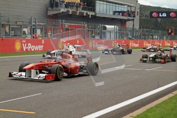 © Octane Photographic Ltd. 2011. Formula One Belgian GP – Spa – Sunday 28th August 2011 – Race. Digital Reference : 0168cb7d0916