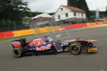 © Octane Photographic Ltd. 2011. Formula One Belgian GP – Spa – Sunday 28th August 2011 – Race. Sebastien Buemi - Torro Roso STR6. Digital Reference : 0168lw7d8741