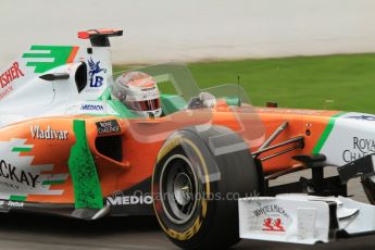 © Octane Photographic Ltd. 2011. Formula One Belgian GP – Spa – Sunday 28th August 2011 – Race. Adrian Sutil, Force India VJM04. Digital Reference : 0168lw7d9820