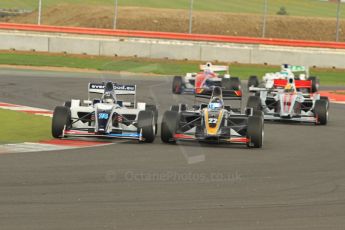 © Octane Photographic 2011. FIA F2 - 16th April 2011, Race 1. Tom Gladdis, Johannes Theobald. Silverstone, UK. Digital Ref. 0050CB7D0813