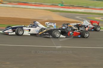 © Octane Photographic 2011. FIA F2 - 16th April 2011, Race 1. Tom Gladdis, Johannes Theobald. Silverstone, UK. Digital Ref. 0050CB7D0813