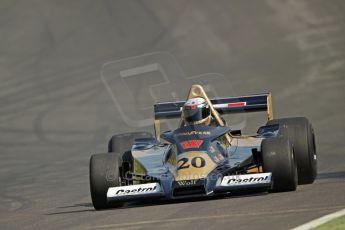 World © Octane Photographic. FIA Historic Formula 1 Championship – Round 5 – Brands Hatch, Peter Wuensch. Ex-Emerson Fittipaldi Wolf WR1-2. Sunday 3rd July 2011, F1. Digital Ref : 0105CB1D0053