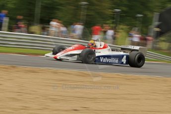 World © Octane Photographic. FIA Historic Formula 1 Championship – Round 5 – Brands Hatch, Sunday 3rd July 2011, F1. Laurent Fort. Ensign MN180-B/15. Digital Ref : 0105CB7D8194