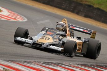 World © Octane Photographic. FIA Historic Formula 1 Championship – Round 5 – Brands Hatch, Sunday 3rd July 2011, F1, Peter Wuensch. Ex-Emerson Fittipaldi Wolf WR1-2. Digital Ref : 0105CB7D8368