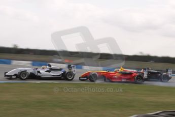 © Octane Photographic 2011 – Formula 3. Race 1. 24th September 2011, Adderly Fong locks his front inside wheel diving past Yuan Cunha in pursuit of Max Snegeriv. Digital Ref : 0184lw7d7934