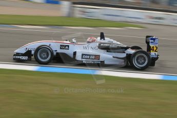 © Octane Photographic 2011 – British Formula 3 - Donington Park. 24th September 2011, Kotaro SAkuri, Hitech Racing Dallara F305 Mugen Honda. Digital Ref : 0182lw1d5469
