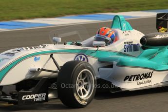 © Octane Photographic 2011 – British Formula 3 - Donington Park. 24th September 2011, Jazeman Jaafar - Carlin - Dallara F308 Volkswagen. Digital Ref : 0182lw1d5591