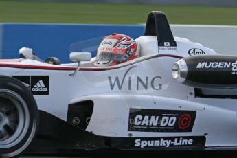 © Octane Photographic 2011 – British Formula 3 - Donington Park. 24th September 2011, Kotaro SAkuri, Hitech Racing Dallara F305 Mugen Honda. Digital Ref : 0182lw7d7666