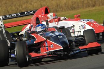 © Octane Photographic Ltd. 2011. Formula Renault 2.0 UK – Snetterton 300, formation driving from Jordan King - Manor Competition, and Alex Lynn - Fortec Motorsports. Sunday 7th August 2011. Digital Ref : 0123CB1D3667