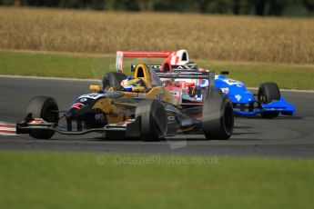 © Octane Photographic Ltd. 2011. Formula Renault 2.0 UK – Snetterton 300, Tio Ellinas - Atech Reid GP leads Alex Lynn and Oliver Rowland - Fortec Motorsports. Sunday 7th August 2011. Digital Ref : CB1D3820