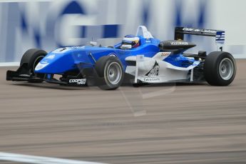 © Octane Photographic Ltd. The British F3 International & British GT Championship at Rockingham. Support Series - Dunlop MSA Formula Ford Championship of Great Britain. Carlos Huertas of Carlin on track. Digital Ref: 0188CB1D0202