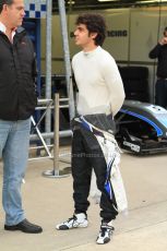 © Octane Photographic Ltd. The British F3 International & British GT Championship at Rockingham. Pipo Derani talking to someone before heading out on the track. Digital Ref: 0188CB7D1173