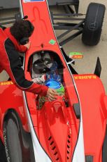 © Octane Photographic Ltd. The British F3 International & British GT Championship at Rockingham. Lucas Foresti from Fortec Motorsport heads out onto the track. Digital Ref: 0188CB7D1185