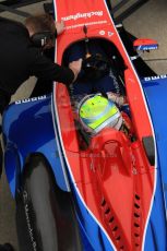 © Octane Photographic Ltd. The British F3 International & British GT Championship at Rockingham. Will Buller perparing to head out on track. Digital Ref: 0188CB7D1197