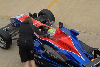 © Octane Photographic Ltd. The British F3 International & British GT Championship at Rockingham. Will Buller perparing to head out on track. Digital Ref: 0188CB7D1208