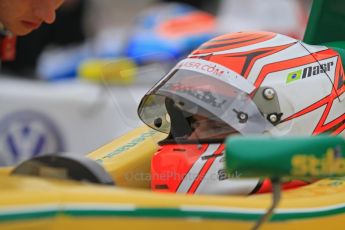 © Octane Photographic Ltd. The British F3 International & British GT Championship at Rockingham. Felipe Nasr of Carlin pepares to head out on track. Digital Ref: 0188LW7D2433