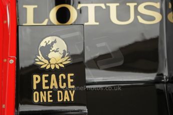 © Octane Photographic 2011. Goodwood Festival of Speed, Thursday 30th June 2011. Lotus - Peace One Day. Digital Ref : 0097CB1D9934