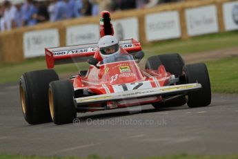 © Octane Photographic 2011. Goodwood Festival of Speed, TFriday 1st July 2011. Ex-Lauda Ferrari 312B3. Digital Ref : 0097CB7D6790