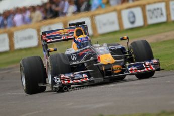 © Octane Photographic 2011. Goodwood Festival of Speed, Friday 1st July 2011. Red Bull Racing RB6 - Mark Webber. Digital Ref : 0097CB7D6884