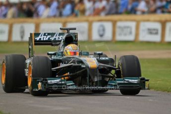 © Octane Photographic 2011. Goodwood Festival of Speed, Friday 1st July 2011. Lotus T126 driven by Luiz Razia. Digital Ref : 0097CB7D6949