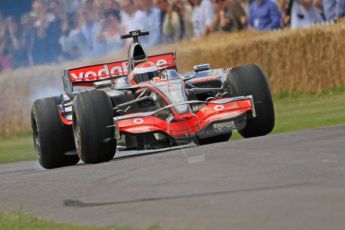 © Octane Photographic 2011. Goodwood Festival of Speed, Friday 1st July 2011. McLaren MP4/24 driven by Chris Goodwin. Digital Ref : 0097CB7D6967