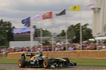 © Octane Photographic 2011. Goodwood Festival of Speed, Friday 1st July 2011.  Lotus T126 driven by Luiz Razia. Digital Ref : 0097LW7D8693