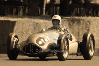 © Octane Photographic 2011. Goodwood Festival of Speed, Historic F1 Mercedes, Friday 1st July 2011. Digital Ref : 0101CB1D5494-sepia