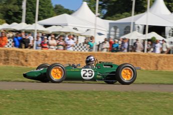 © Octane Photographic 2011. Goodwood Festival of Speed, Friday 1st July 2011. Lotus-Climax 25 - Andy Middlehurst. Digital Ref : CB7D7392