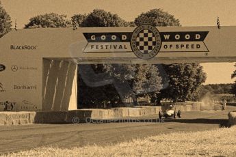 © Octane Photographic 2011. Goodwood Festival of Speed, Friday 1st July 2011, Historic F1. Digital Ref : 0101CB17395-sepia