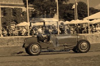 © Octane Photographic 2011. Goodwood Festival of Speed, Friday 1st July 2011. Digital Ref : 0101CB17533-sepia