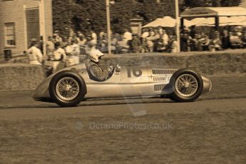 © Octane Photographic 2011. Goodwood Festival of Speed, Historic F1 Mercedes, Friday 1st July 2011. Digital Ref : 0101CB1D7559-sepia