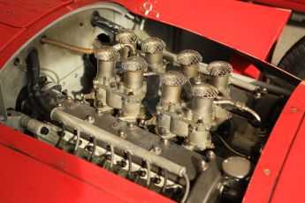 © Octane Photographic 2011 – Goodwood Revival 17th September 2011. Ferrari D50 engine, Historic F1. Digital Ref : 0179cb1d4268