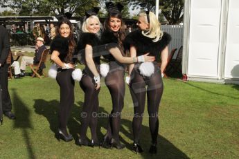 © Octane Photographic 2011 – Goodwood Revival 18th September 2011. The Goodwood Bunny Girls. Digital Ref : 0179lw7d7459