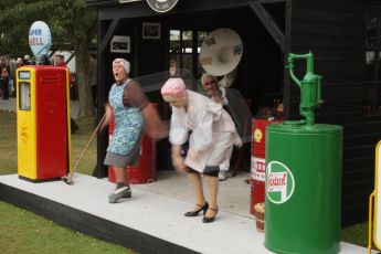 © Octane Photographic 2011 – Goodwood Revival 18th September 2011. Johnnie Walker Racing entertainment. Digital Ref : 0179lw7d7490