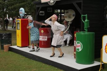 © Octane Photographic 2011 – Goodwood Revival 18th September 2011. Johnnie Walker Racing entertainment. Digital Ref : 0179lw7d7499