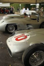 © Octane Photographic 2011 – Goodwood Revival 17th September 2011. Fangio Mercedes collection. Digital Ref : 0179CB1D4271