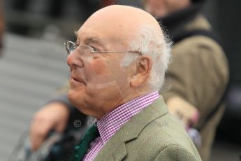 © Octane Photographic 2011 – Goodwood Revival 17th September 2011. Murray Walker. Digital Ref : 0179CB1D4460