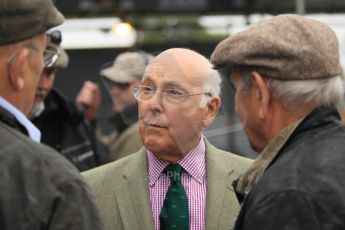 © Octane Photographic 2011 – Goodwood Revival 17th September 2011. Murray Walker. Digital Ref : 0179CB1D4476