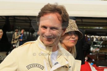 © Octane Photographic 2011 – Goodwood Revival 17th September 2011. Christian Horner of Red Bull Racing. Digital Ref : 0179CB1D4632