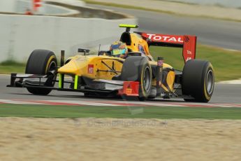 © Octane Photographic 2011. GP2 Official pre-season testing, Barcelona, Tuesday 19th April 2011. DAMS - Pal Varhaug. Digital Ref : 0052CB1D0056