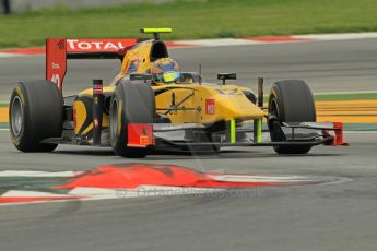 © Octane Photographic 2011. GP2 Official pre-season testing, Barcelona, Tuesday 19th April 2011. DAMS - Pal Varhaug. Digital Ref : 0052CB1D0092