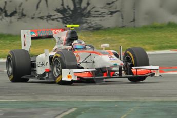 © Octane Photographic 2011. GP2 Official pre-season testing, Barcelona, Tuesday 19th April 2011. Rapax - Julian Leal. Digital Ref : 0052CB1D0239