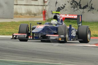 © Octane Photographic 2011. GP2 Official pre-season testing, Barcelona, Tuesday 19th April 2011. iSport - Marcus Ericsson. Digital Ref : 0052CB1D0318