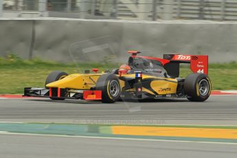 © Octane Photographic 2011. GP2 Official pre-season testing, Barcelona, Tuesday 19th April 2011. DAMS - Romain Grosjean. Digital Ref : 0052CB1D0459