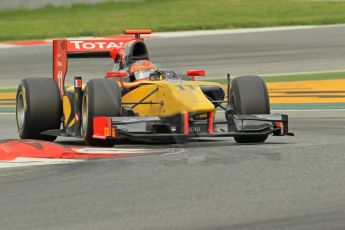 © Octane Photographic 2011. GP2 Official pre-season testing, Barcelona, Tuesday 19th April 2011. AMS - Romain Grosjean. Digital Ref : 0052CB1D0466